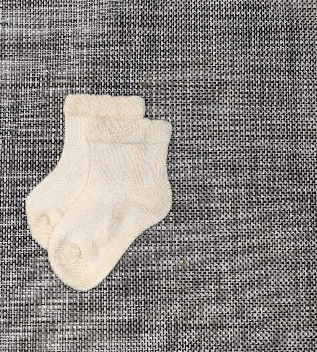 Baby Socks Natural Organic Cotton Peach