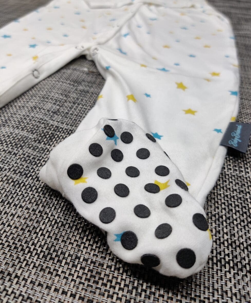 Organic Cotton Sleepsuit Stars