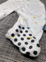 Baby Sleepsuit Organic Cotton Stars