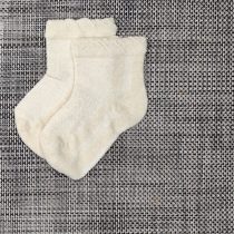 Natural Organic Cotton Cream Socks