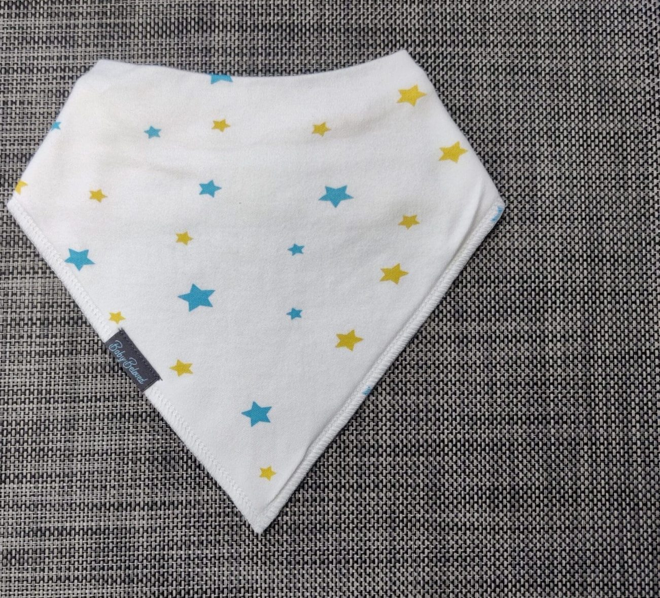 Bandana Bib Organic Cotton Stars