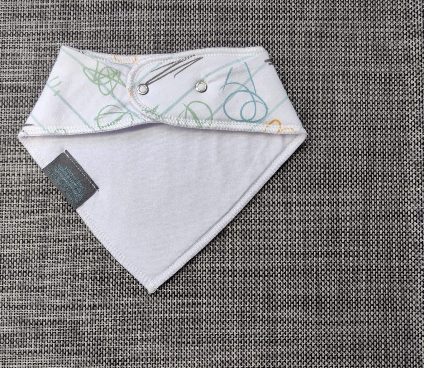 Scribble Organic Cotton Dribble Proof Bib