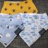 Dogs and Fish Organic Cotton Dribble Proof Bib pack