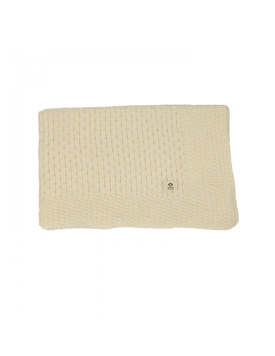 Square Baby Blanket Ecru