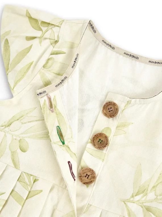 Easy-Dress Organic & Recycled Cotton Green Olives