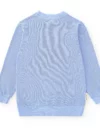 Easy-Dressing Light Sweater Organic Cotton Love BCN Perfect Blue