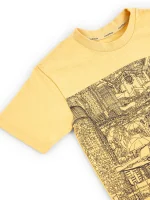 Easy-Dressing T-Shirt Organic Cotton Love BCN Perfect Yellow
