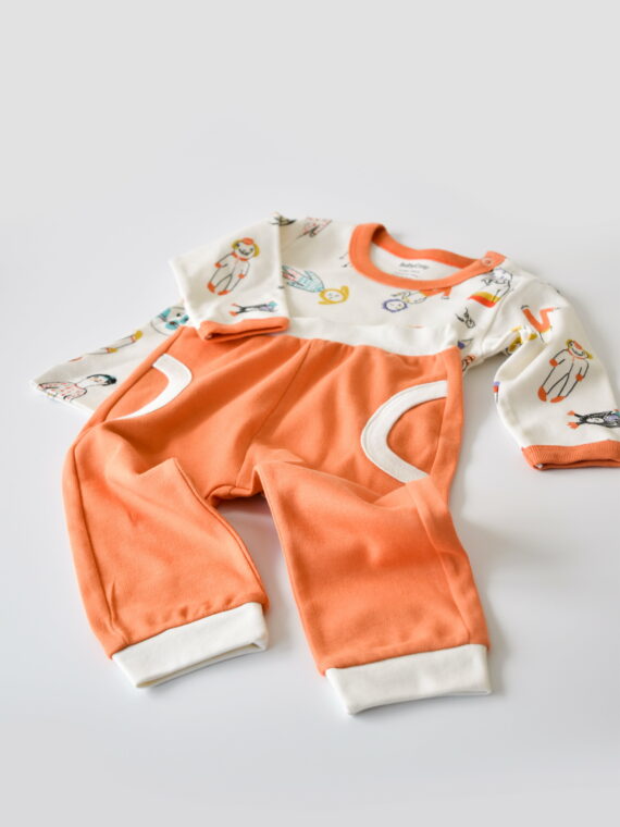 World Babies Pant & Body - Tile - Organic Cotton