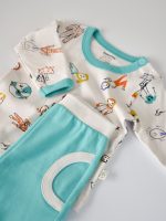 World Babies Pant & Body – Green – Organic Cotton