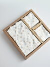 Newborn Gift Box Set 5 Pieces  Ecru Organic Cotton