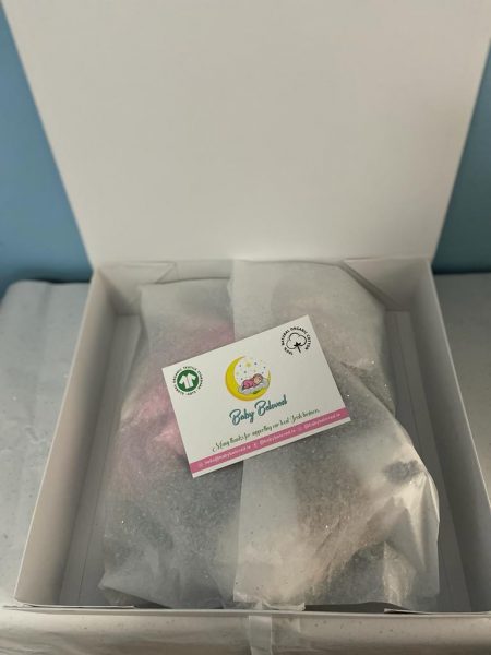 gift box new born baby blanket and teddy and muslin swaddle