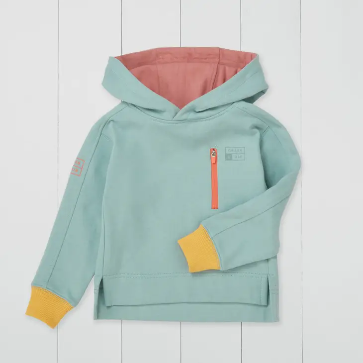 Pistachio Recycled Kids Hoodie