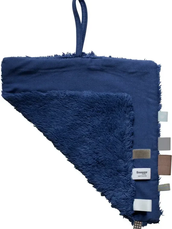 Organic Cuddle Cloth Blue Nights - 25x25 cm
