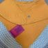 orange toddler bib