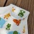 picture of organic cotton baby sleeping bag with animals print. picture of the clip