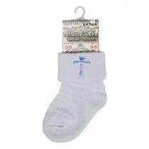 Blue-Cross-Embroidered-Christening-Socks-1