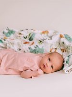 Large Baby Swaddle Blanket - Animals