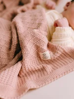 Pink Diamond Baby Blanket
